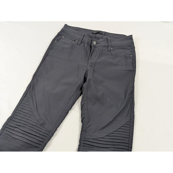 Prana‎ Pants Womens Size 0 Skinny Brenna Pants Midrise Outdoor Moto Stitch - Picture 1 of 9